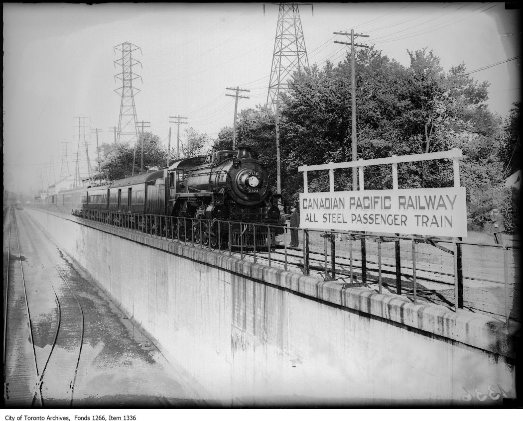 Exhibition, C. P. R. train sign. - August 24, 1923
