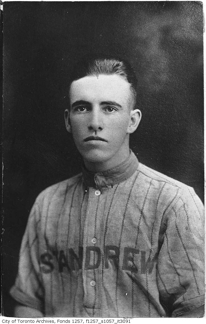 Fred Hamilton of St. Andrew baseball team 1900-1930