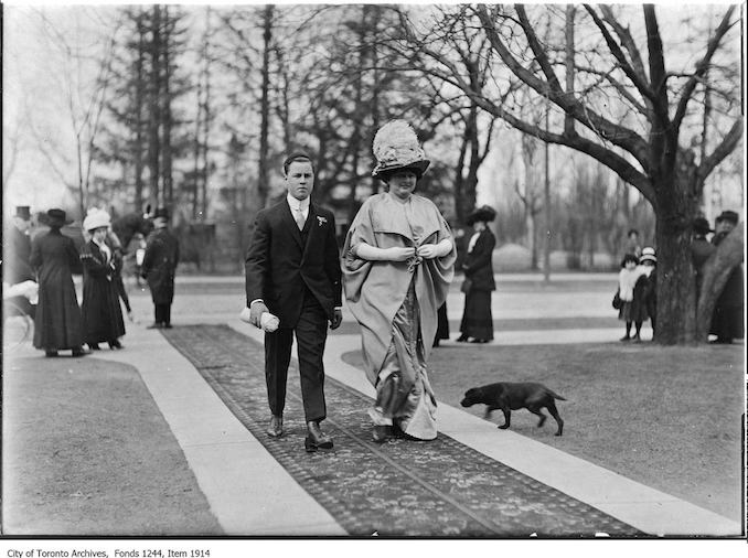 Guests at Booth-Croft wedding, St. Paul's Church. - April 2, 1913