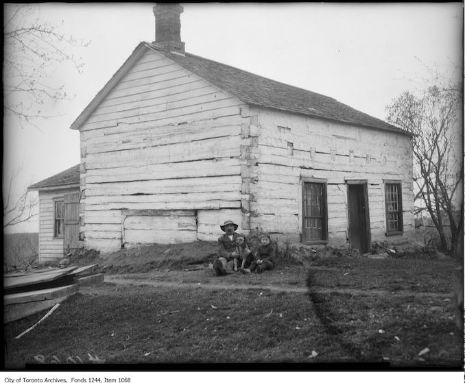 Log house, Oakville. - [1908?]