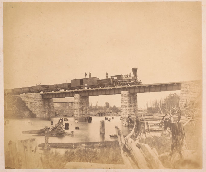 N.R.C., bridge over Thompson's Creek, no. 21 - 1858-63