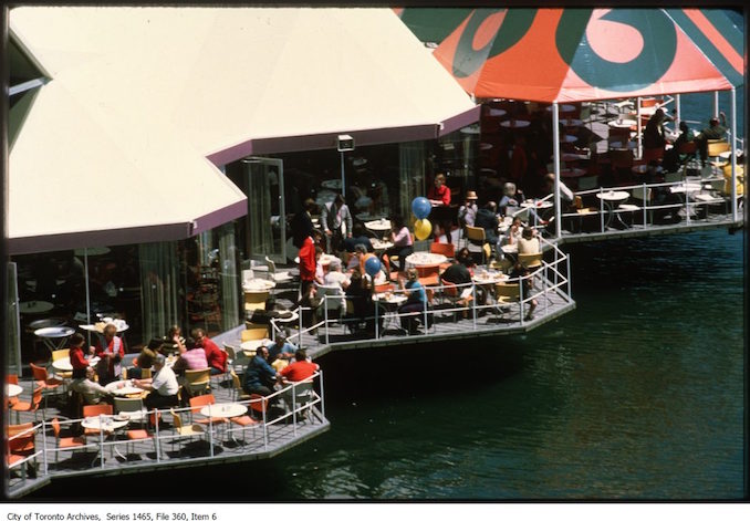 Ontario Place restaurant patio - 80-84