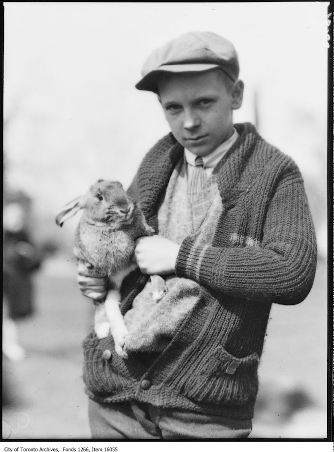 Pets Parade, Maggie, Lloyd Wallace, age 12. - April 2, 1929 - Vintage Animal Photographs