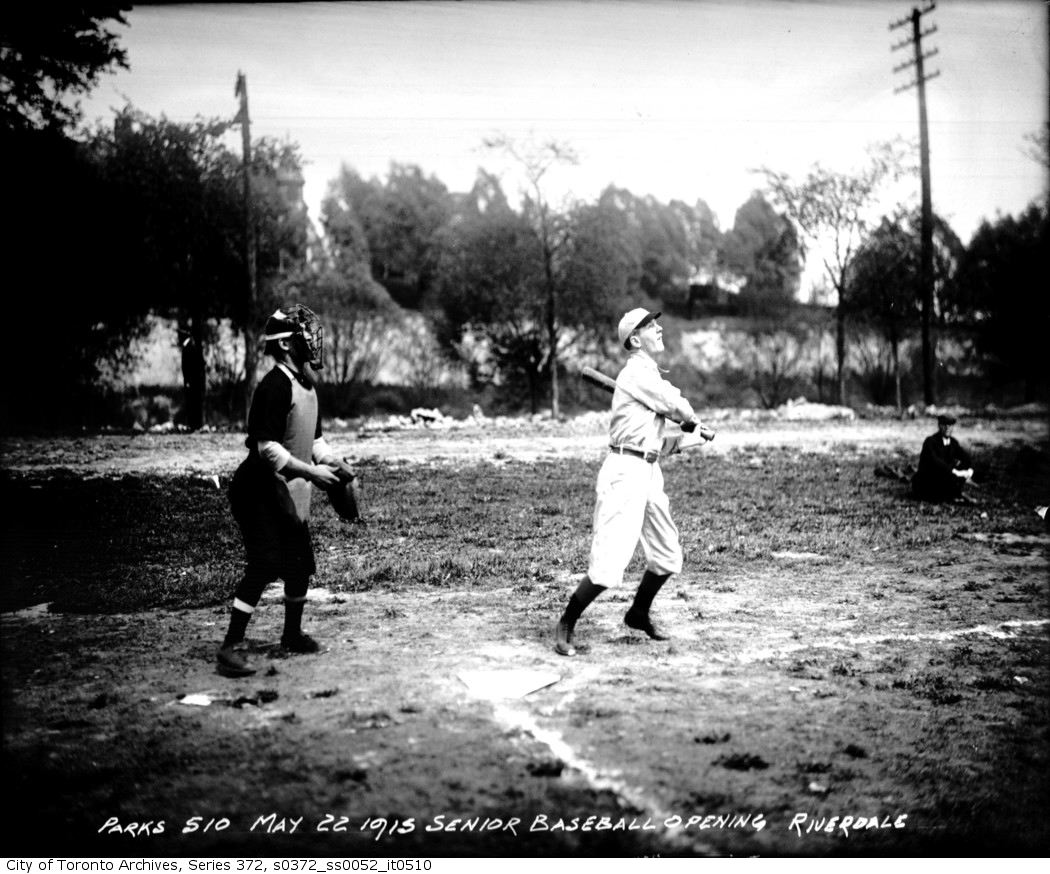 Riverdale Park — Senior Baseball, Opening may 22 1915