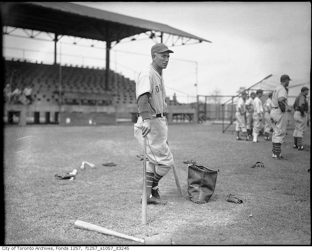 Toronto Maple Leafs Baseball club member, possibly Sam Jones 1940-1960