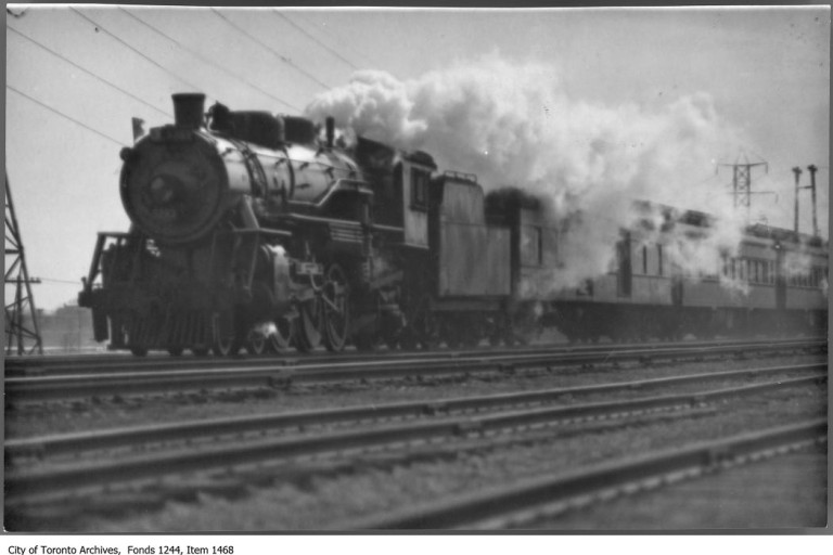 Vintage Train Photographs from Toronto