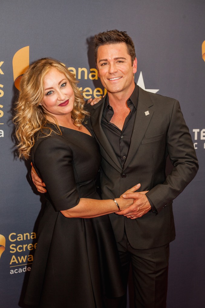 Yannick Bisson and wife Chantelle The Candys