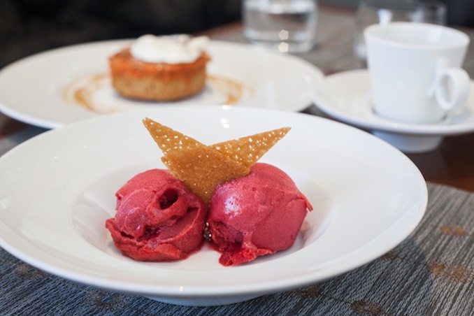 RASPBERRY SORBET at diwan