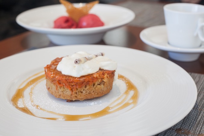 CARROT HALVA UPSIDE-DOWN CAKE at diwan