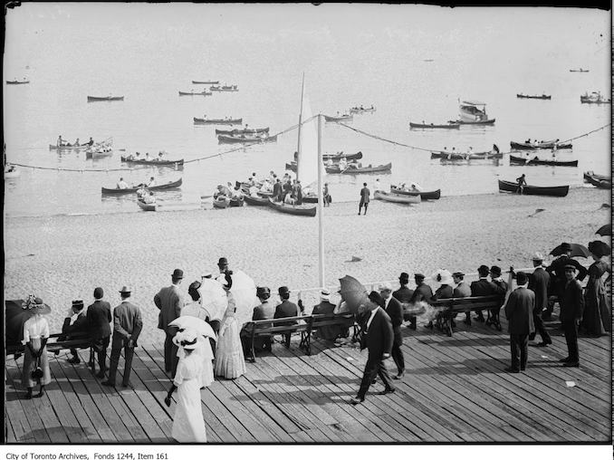 1900-1910 - Canoeing, Scarboro Beach Park - vintage boating photographs