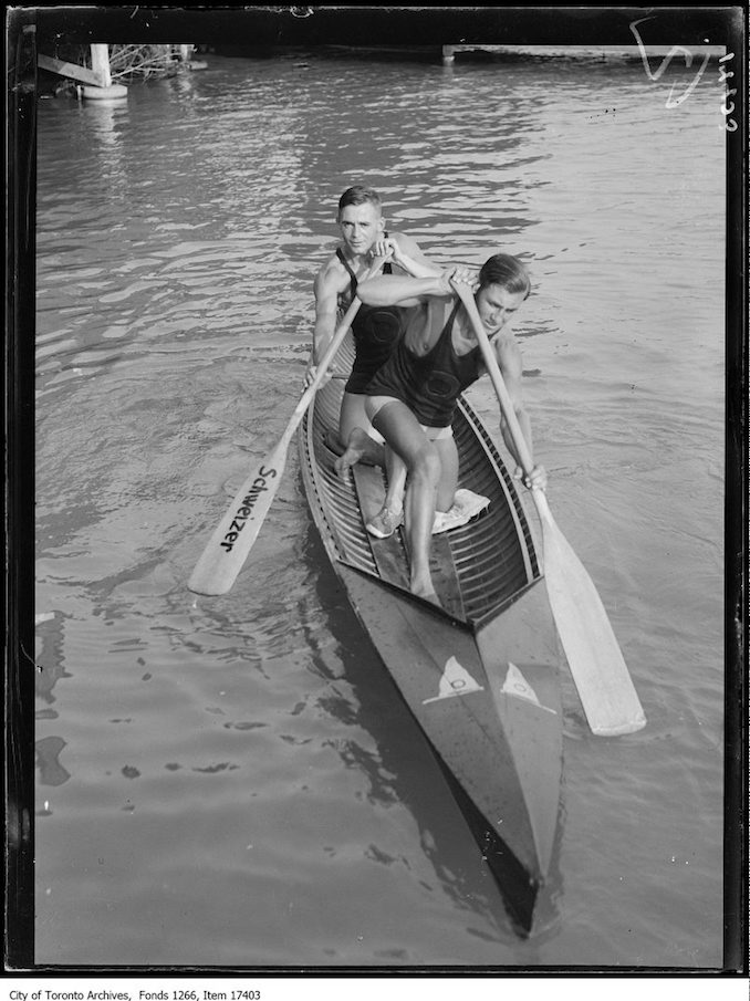 1929 - Toronto Canoe Club, Danny McDonald, Max Hoffman