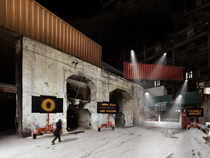 Rendering of the front lobby of the Hearn at Luminato Festival - courtesy of PARTISANS and Norm Li