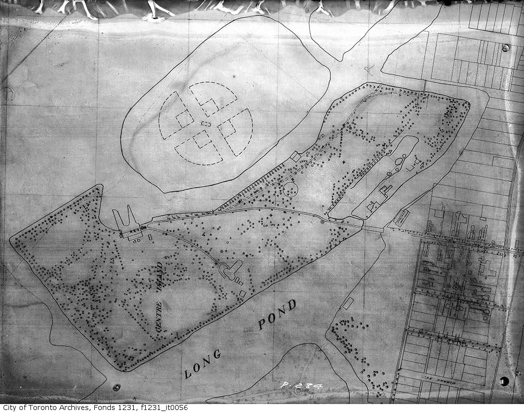 1913 - Map of Centre Island