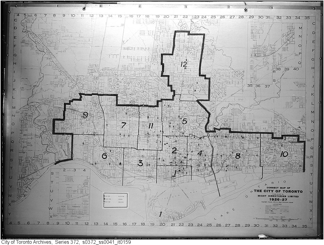 1927 -0 Map of City of Toronto