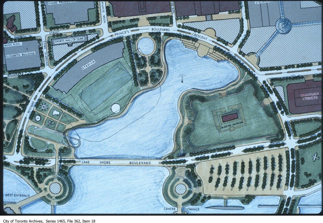 1978-87 - Map of proposed Exhibition Place redevelopment 2
