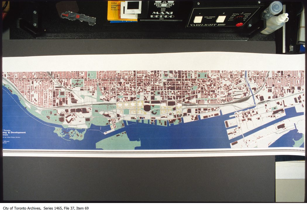 1980? - Map of waterfront