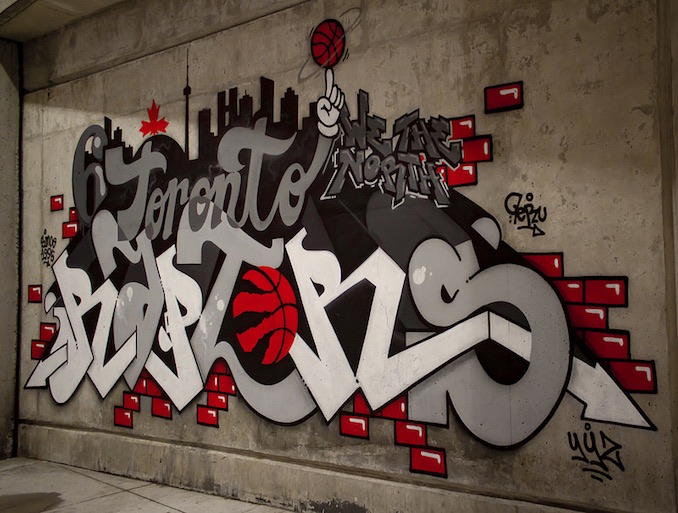 Toronto Raptors Graffiti Daily Photo