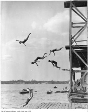 Vintage Swimming Photographs from Toronto