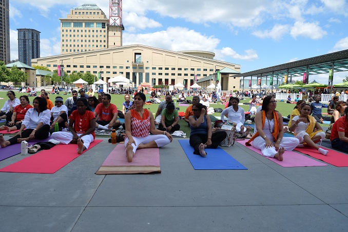 International Day of Yoga 2015 - Mississauga