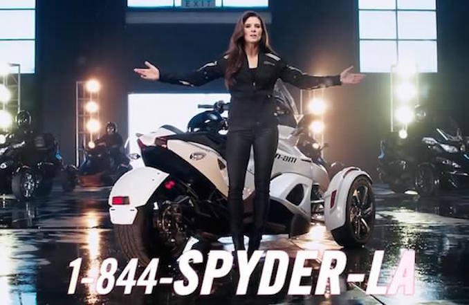 Can Am Spyder Rt Wheel Motorcycle Photo Danica Patrick Promo | Sexiz Pix