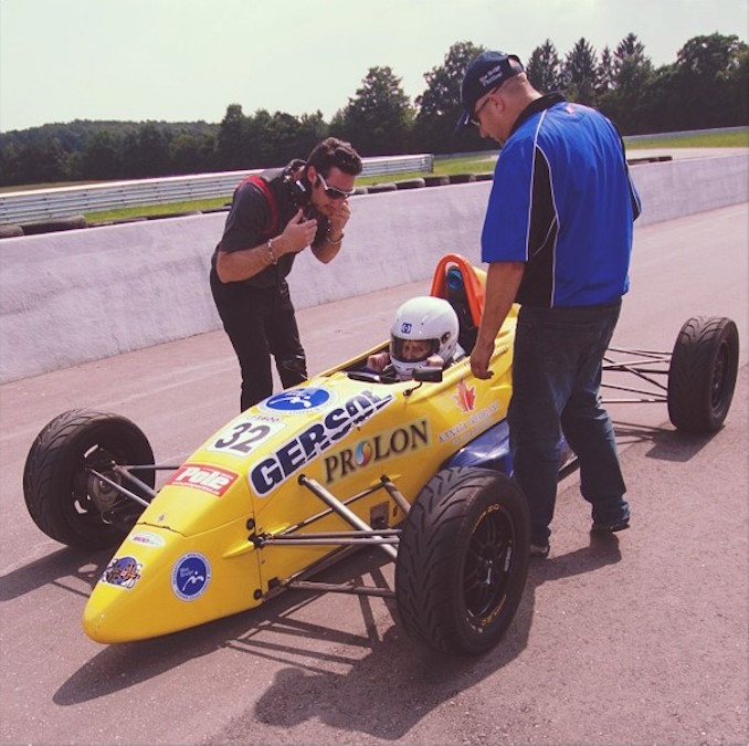 racecar driving outside toronto toronto guardian bucket list