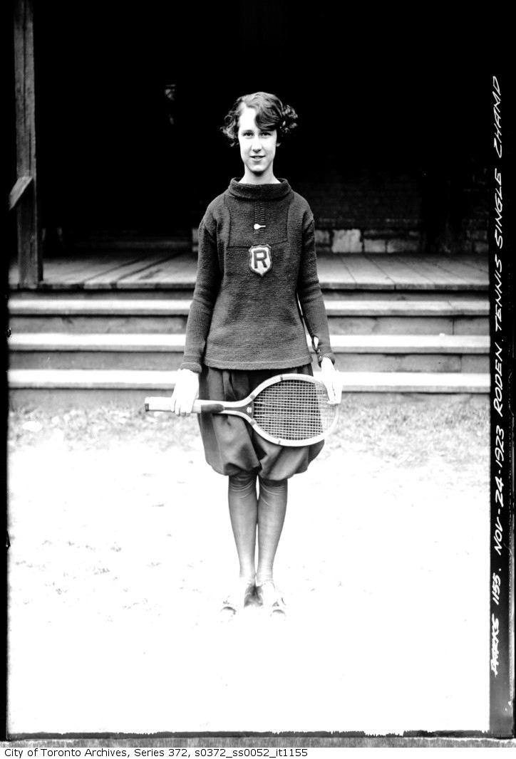 1923 - nov 24 - Roden (school) Tennis Singles Ladies Champion