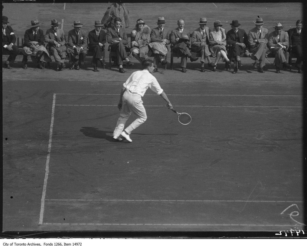 1928 - Toronto Tennis Club, Ham, Canada, action