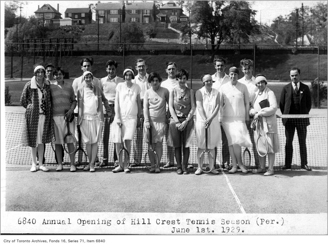 1929 - june - Annual opening of Hillcrest tennis season