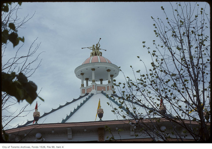 1981 - June 8 - View of roof detail on attraction at Canada's Wonderland