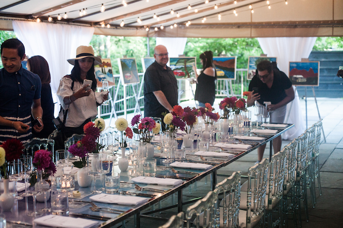 Dinner by Daniel et Daniel catering at McMichael Canadian Art Collection - McMichael Gallery