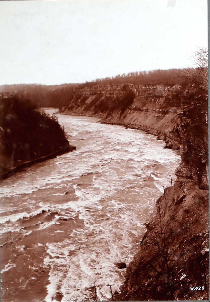 Niagara Rapids from Railway Bridge, Niagara