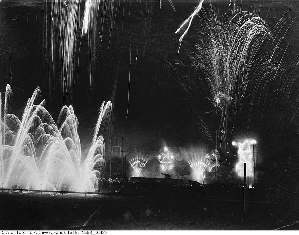 1905 - CNE fireworks display, Toronto