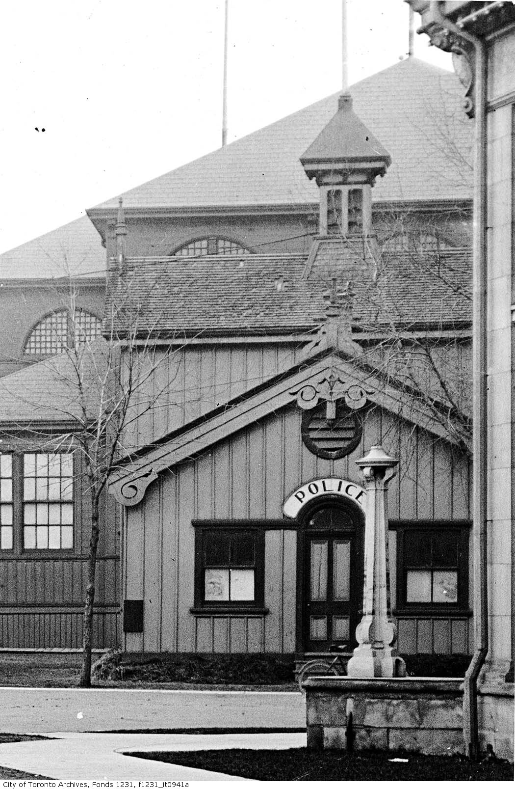 1911 - Close up of 941, C.N.E. old Police Station