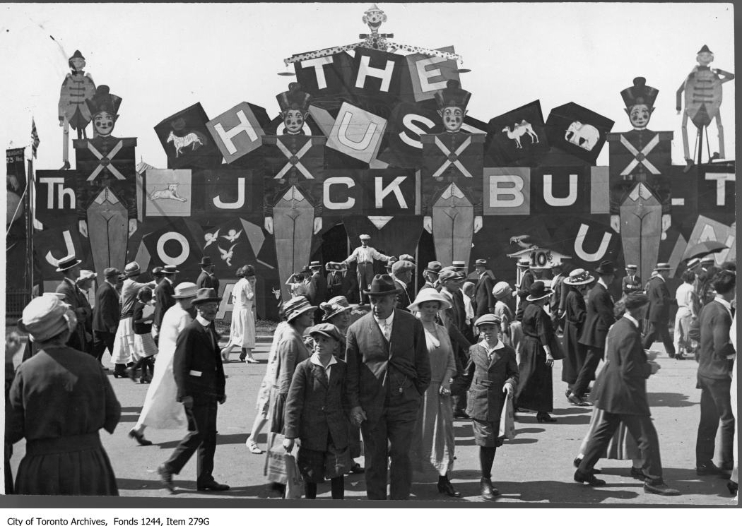 1913 - "The House That Jack Built" midway game or show, CNE