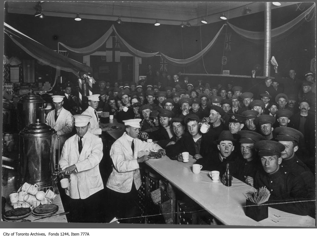 1914 - CNE camp canteen