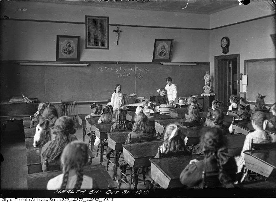 1919 - St. Helen's Separate School — Little Mothers Class
