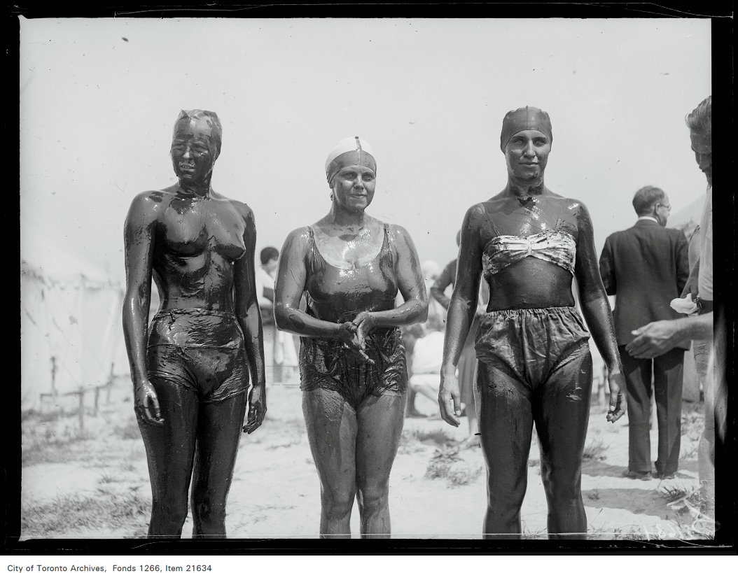 1930 - CNE, women's swim, Olive Gatterdam, Jewel Cheatwood, Ruth Tower Corsan