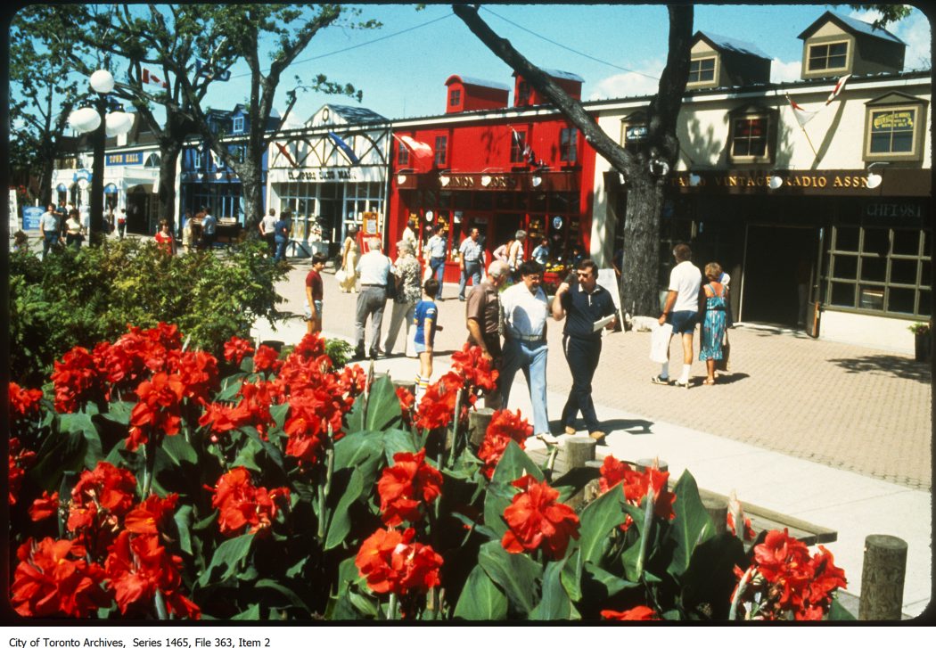 1978-87 - Stores lining Centennial Park, CNE