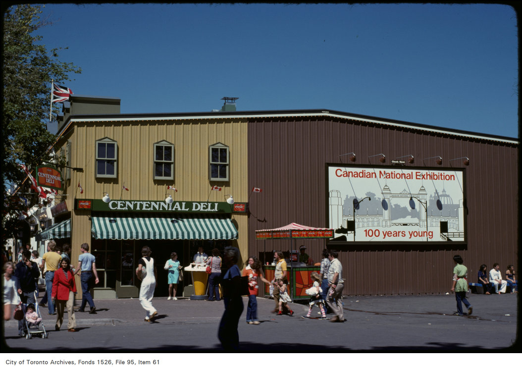 1978 - View of food stand, west side of CNE grounds