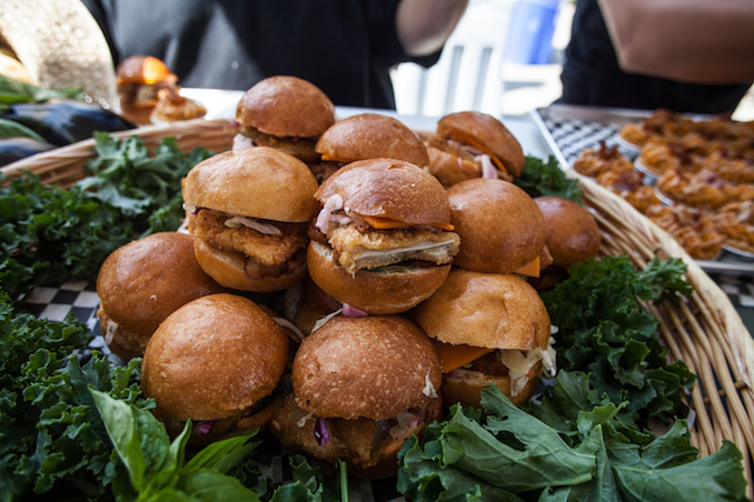 Fried Pig Ear Sandwich at CNE