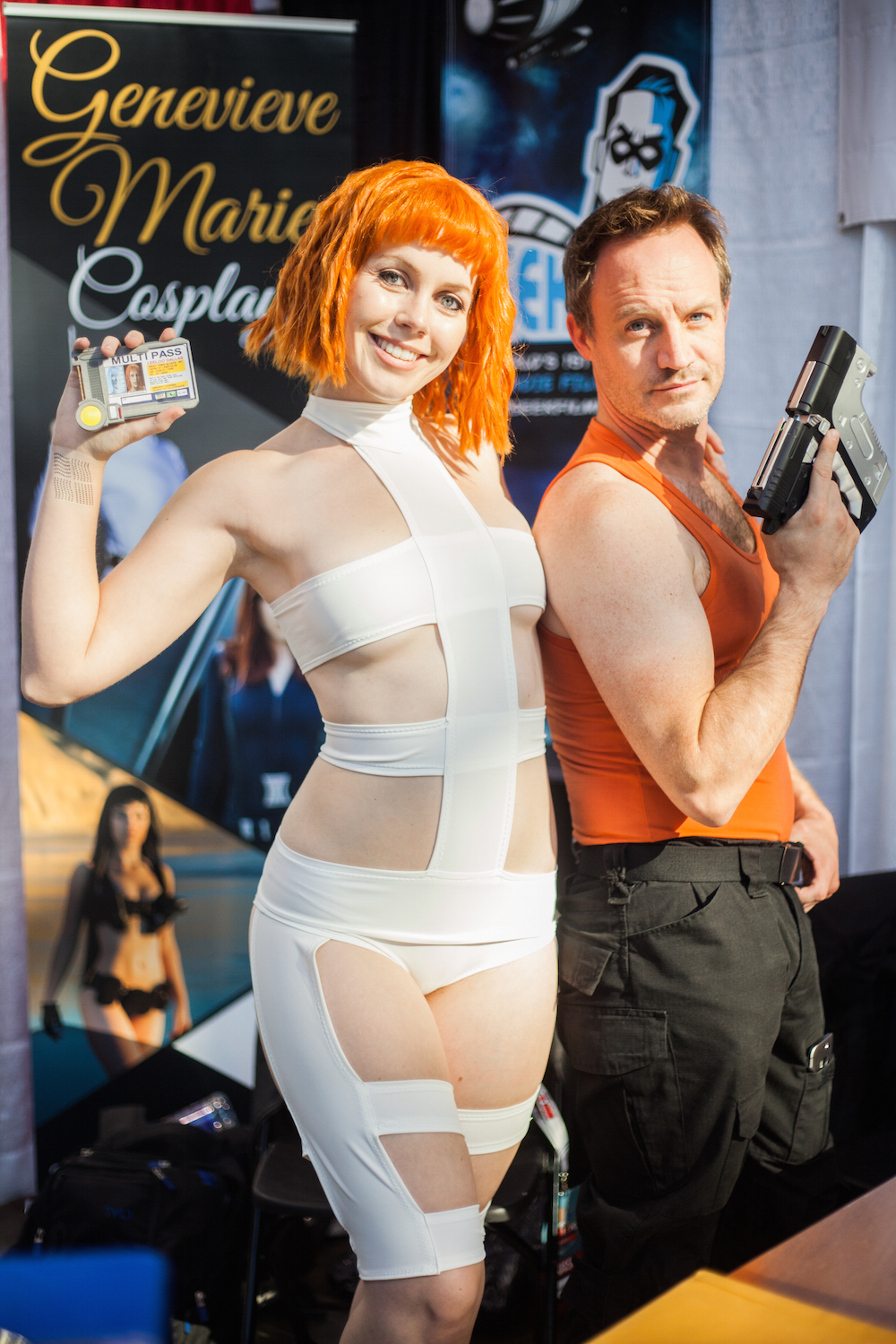 "Multipass" Leeloo and Korben Dallas from The Fifth Element