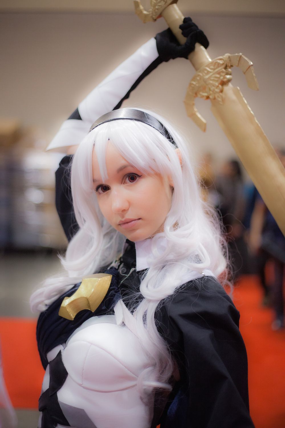 Corrin from Fire Emblem Fates cosplay photographs