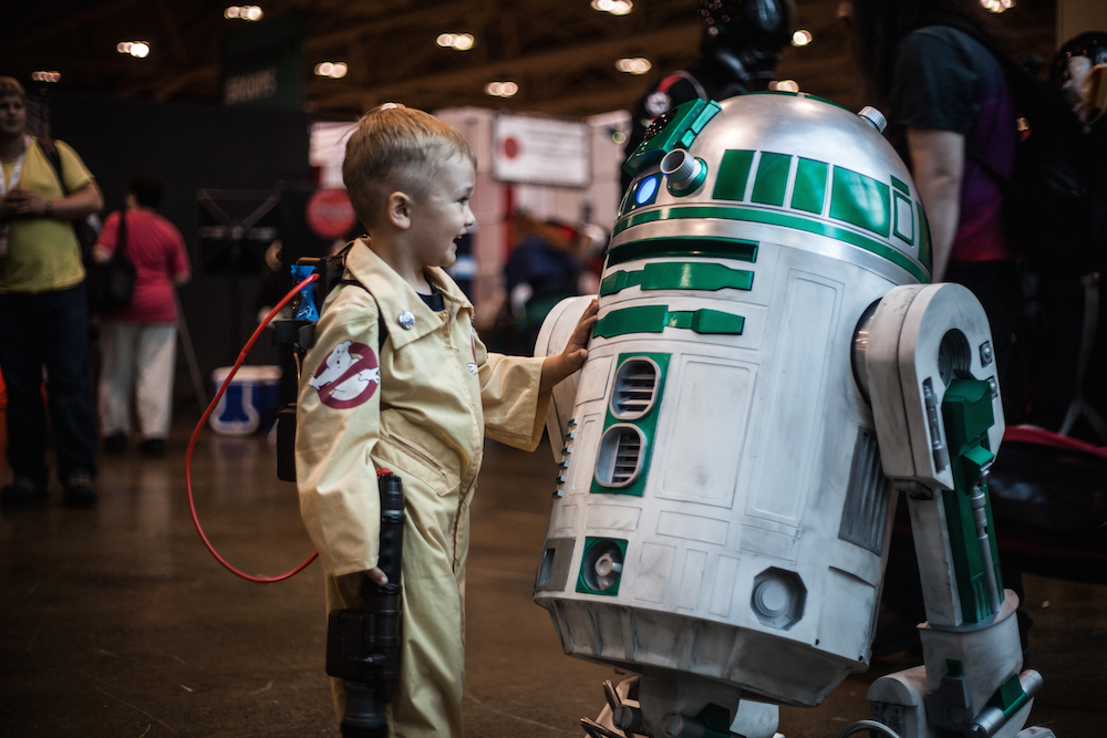 Boy meets Droid cosplay photographs