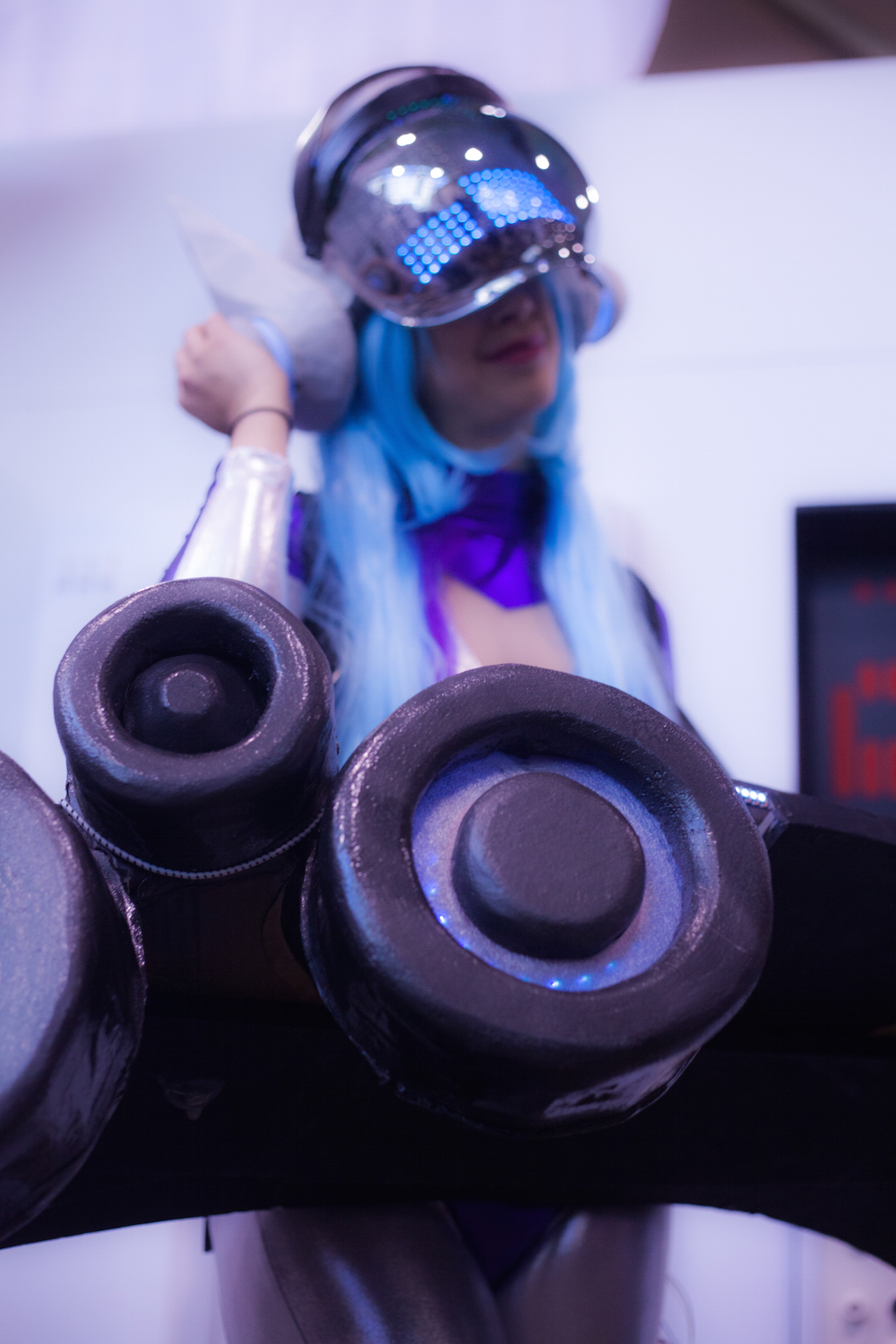 DJ Sona from League of Legends cosplay photographs