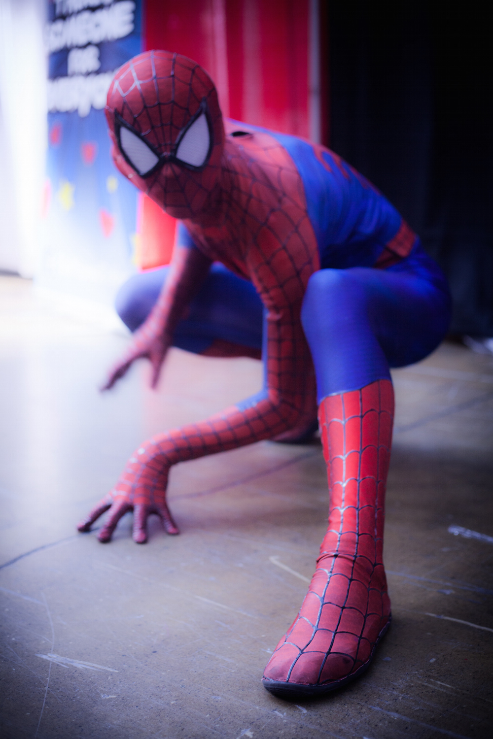 Spider Man cosplay photographs