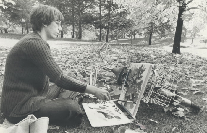 1979 - High Park -Nikolette Jakovac has been painting for 15 years and for the past three she's concentrated on painting park scenes as the seasons change