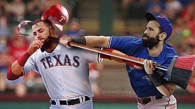 Jomboy Media - Rougned Odor punches José Bautista in the