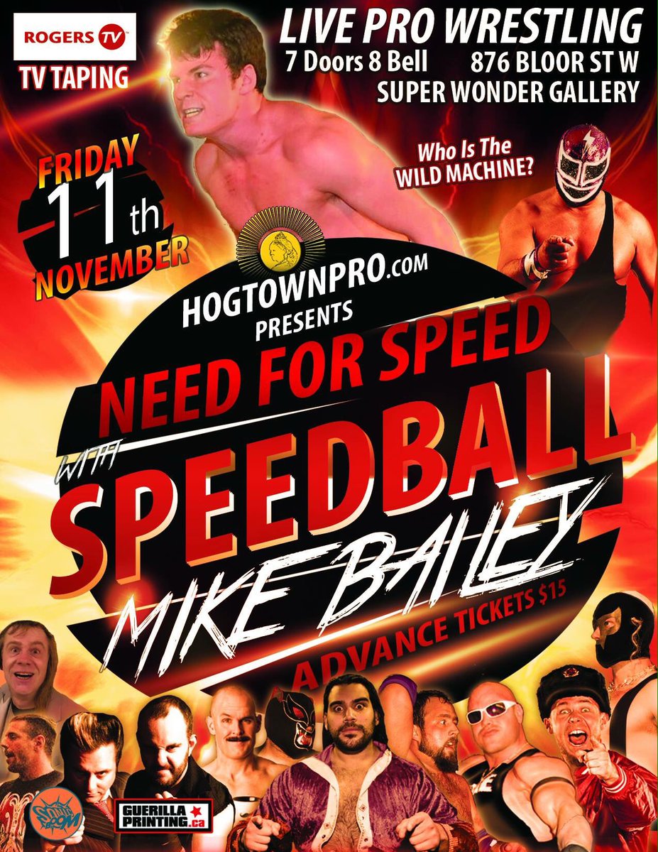 hogtownpro live wrestling nov11 toronto