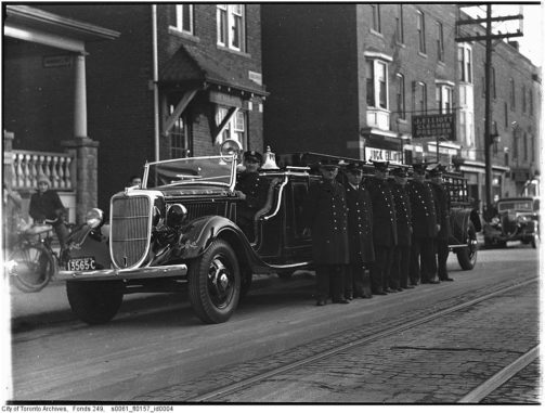 Vintage Fire Truck Photographs from Toronto