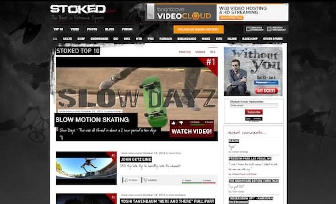 stoked.com homepage